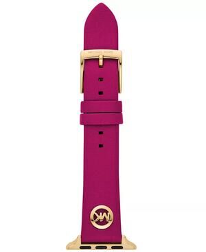 Michael Kors Women's Fuchsia Leather Strap - Fits All Apple Watch